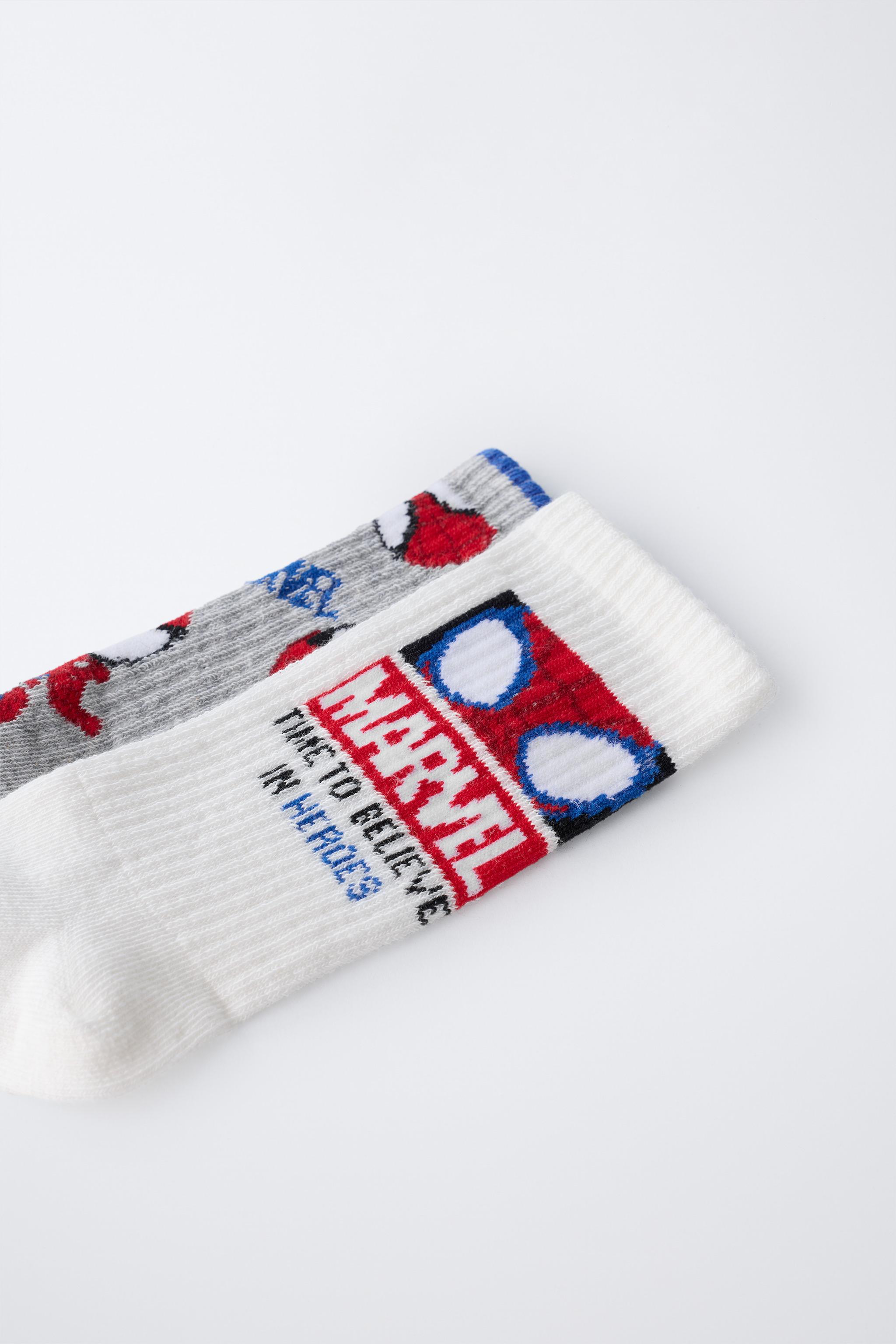LOT DE DEUX CHAUSSETTES LONGUES SPIDEY AND HIS AMAZING FRIENDS © MARVEL